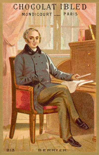 Pierre-Antoine Berryer, Fransız avukat ve politikacı (chromolitho) by French School