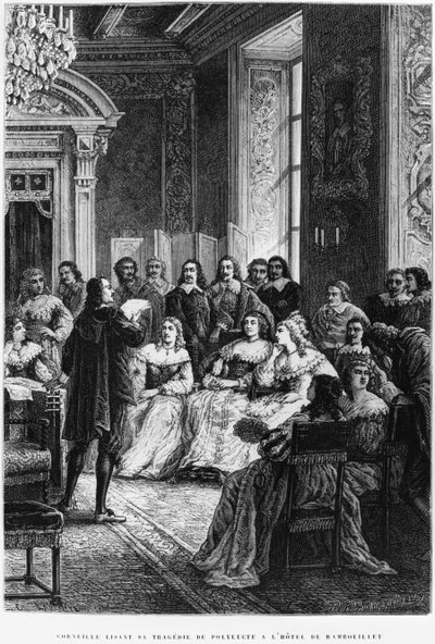Pierre Corneille (1606-84), Hotel de Rambouillet