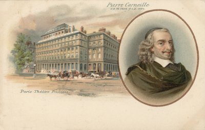 Pierre Corneille (renkli taş) by French School