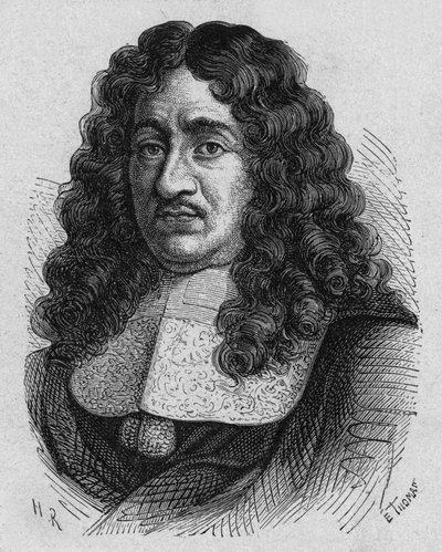 Pierre Paul Riquet (1609?-1680) Fransız işadamı işçi hakları konusunda öncüydü Güney Kanalı'nı tasarladı ve finanse etti, gravür by French School