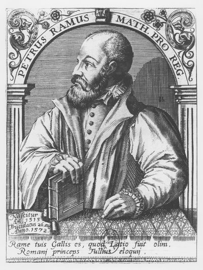 Pierre Ramus (gravür) by French School