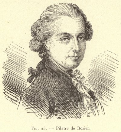 Pilatre de Rozier (gravür) by French School