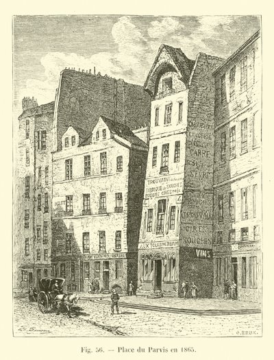 1865 yılında du Parvis yerleştirin by French School
