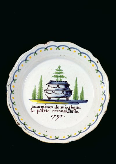 Plaka, 1791 (seramik) by French School