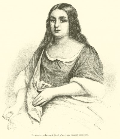 Pocahontas (gravür) by French School