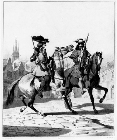 17. yüzyılda polis gücü: Solda Ile de France