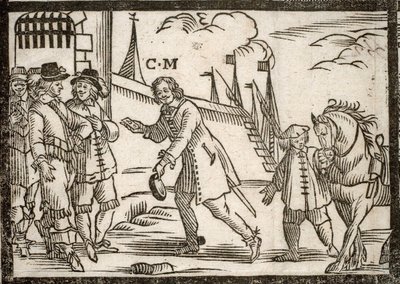 Siyasi broşürler Mazarinade: Mazarin, ahşap oymalı Le Havre