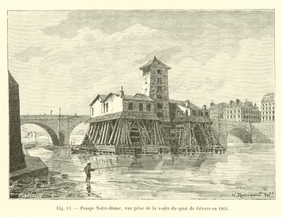 Notre-Dame pompası, 1861