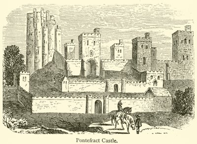 Pontefract Kalesi (gravür) by French School