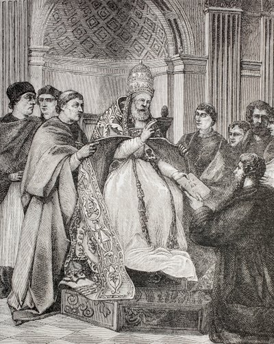 Papa Gregory IX, Paul Lacroix tarafından yayınlanan, Londra c.1880