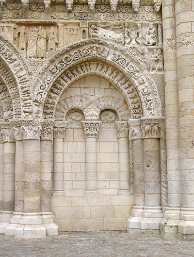 Batı Cephesinden Portal by French School