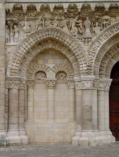 Batı Cephelerinden Portal by French School