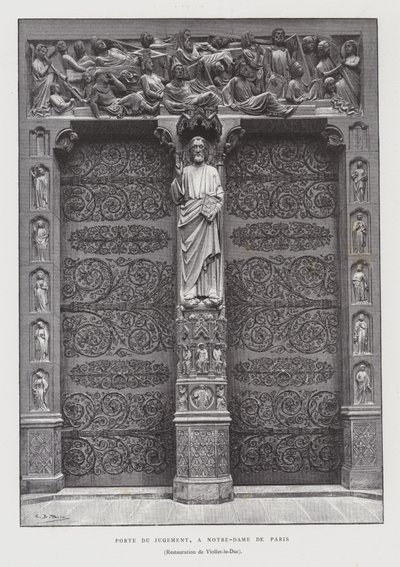 Son Yargının Portalı, Notre Dame de Paris (litto) by French School