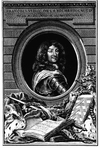 Portre François 6, Rochefoucauld Dükü (1613-1680) - Aile Arşivleri. by French School