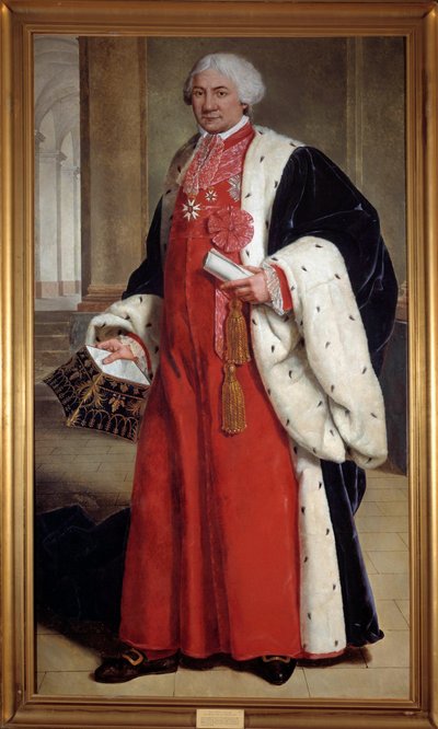 Portre en pied de Claude Ambroise Regnier (1746-1814), parlamentoda avukat ve Üçüncü Devlette vekil, 1802