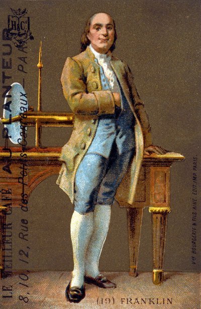 Amerikalı politikacı ve fizikçi Benjamin Franklin