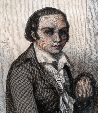 Andre Marie Chenier (1762-1794), Fransız şair portresi. by French School