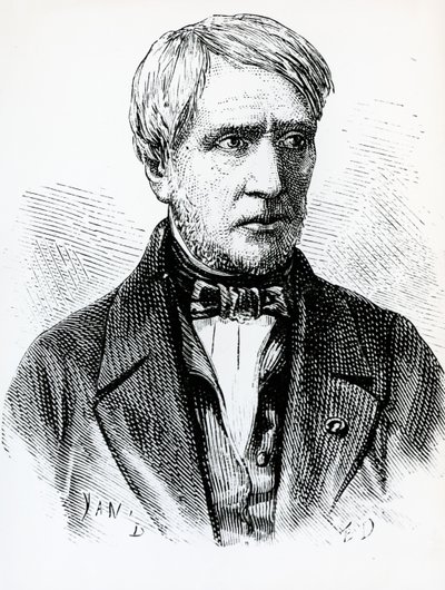 Antoine Cesar Becquerel'in Portresi (1788-1878), Fransız fizikçi, Fransa by French School