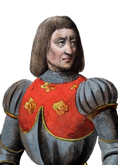 Arthur III Duke of Brittany (1393-1458), Fransız Memur portresi. by French School