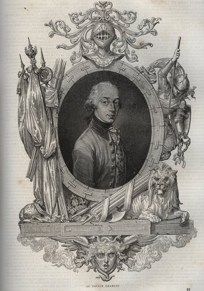 Avusturya-Teschen Charles-Louis (Avusturya Teschen Charles Louis) (1771-1847) (Erzherzog Karl von Osterreich) Avusturya Arşidükü, Teschen Dükü - Arşidük Charles, Teschen Dükü - "" Yeni Ulusal Ansiklopedi "den" Maurice La Charest tarafından by French School