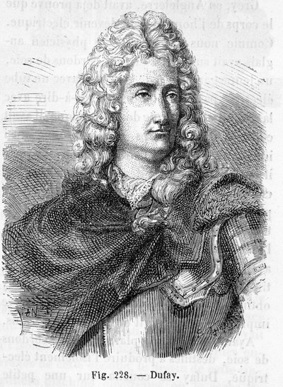 Charles François Du Fay (Dufay?) (1698 - 1739), Fransız kimyager ve fizikçi- Henri Martin tarafından “Histoire de France”da portresi by French School