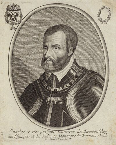 Charles V, Kutsal Roma İmparatoru portresi by French School