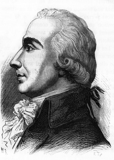 Dominique Joseph Garat'ın (1749-1833) portresi Fransız avukat, gazeteci ve filozof, by French School