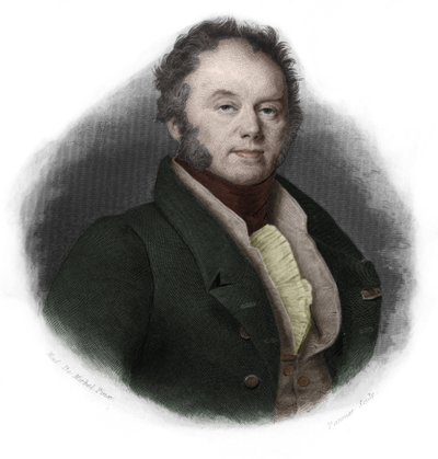 Edouard, Fitz-James Dükü (Fitz James) (1776-1838), Fransız politikacı portresi. Louis de Cormenin Timon tarafından “LIBRE DES SPEAKERS”ta. 1842. Özel koleksiyon. by French School