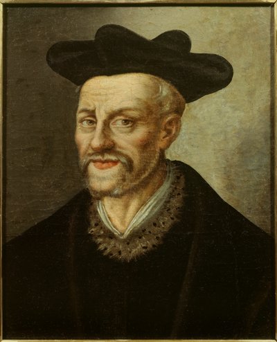 François Rabelais (1494-1553), Fransız yazar ve doktor portresi. Fransız Okulu