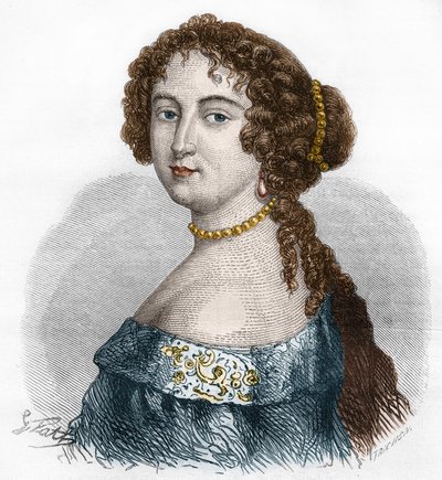 Rochechouart Mortemart, Marquise de Montespan (veya Madame de Montespan) (1640-1707) tarafından Francoise Athenais