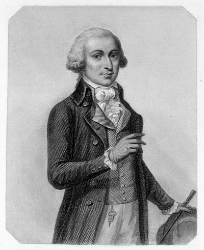Francois Buzot, Fransız politikacı (1760-1794) portresi. Lamartine