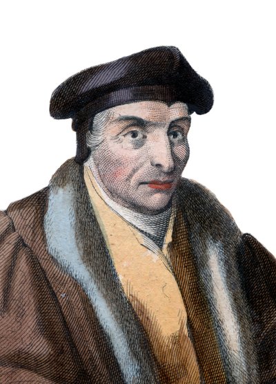 Guillaume Bude (Budee) (Budaeus) (1467-1540), Fransız bilgin portresi. by French School