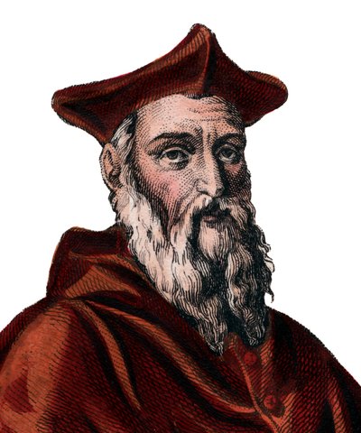 Jean du Bellay (1492-1560), Fransız kardinal ve diplomat portresi. by French School