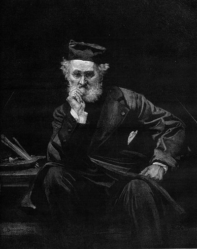 Leon Cogniet (1794-1880), Fransız ressam. 4 Aralık 1880 tarihli “Le Monde Illustré” n°1236