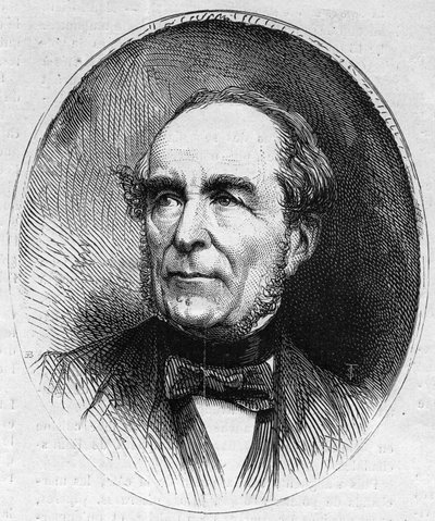 Louis Vitet (1802-1873), Fransız politikacı portresi. 13 Haziran 1873 tarihli “Le Monde Illustré”” n°844