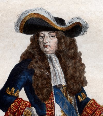 Fransa Kralı XIV. Louis (1638-1715) portresi. by French School