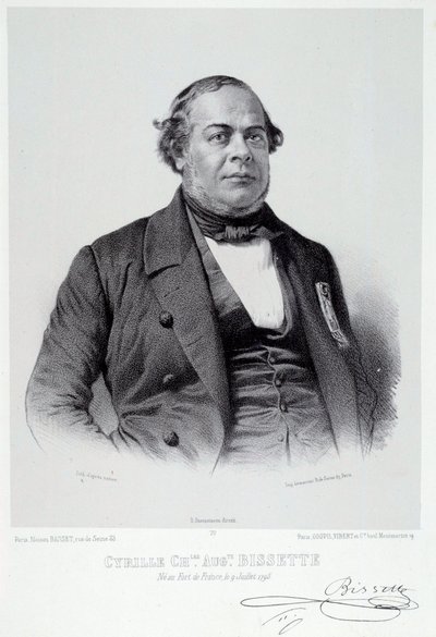 Martinikli politikacı Cyrille Charles Auguste Bissette