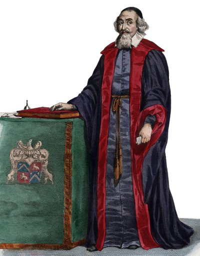 Mathieu Mole (1584-1656), Fransız devlet adamı portresi. by French School