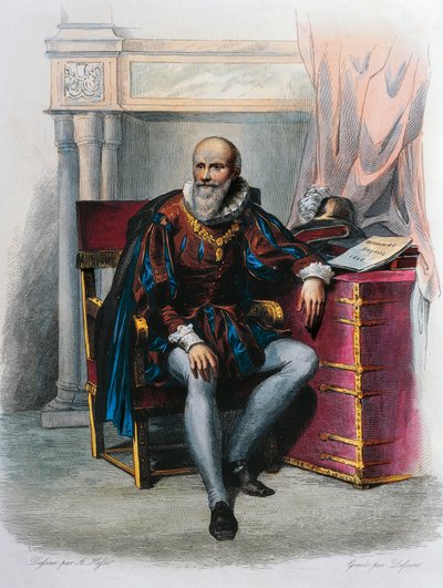 Sully Dükü Maximilien De Bethune'un portresi by French School