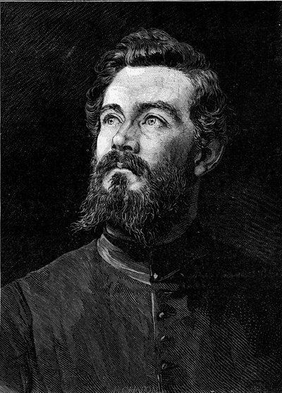 Michel Alexandre Debaize'nin (Abbe Debaize) (1845-1879), Fransız din adamı ve gezgin portresi. Gravür, 14 Şubat 1880 tarihli “Le Monde Illustré” n°1194. by French School