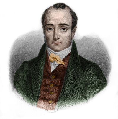 Paul Jean Pierre Sauzet (1809-1876), Fransız politikacı portresi. Louis de Cormenin Timon tarafından “LIBRE DES PERSONERS”da. 1842. Özel koleksiyon. by French School