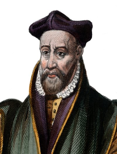 Philibert Delorme (De Lorme) (De lOrme) (1510-1570), Fransız mimarın portresi. by French School