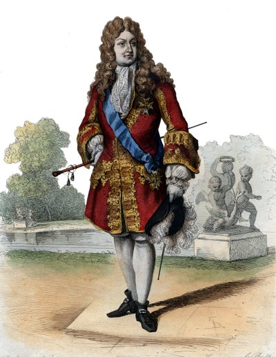 Philippe II, Orleans Dükü (1674-1723) portresi. by French School