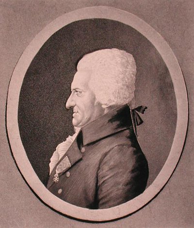 Edme Quenedey (1756-1830) tarafından oyulmuş Pierre-Alexandre Monsigny (1729-1817) portresi (gravür) by French School