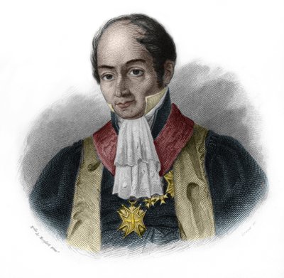 Pierre-Francois-Hercule (Pierre Francois Hercule), Serre Kontu (1776-1824), Fransız politikacı portresi. Louis de Cormenin Timon tarafından “LIBRE DES SPEAKERS”ta. 1842. Özel koleksiyon. by French School