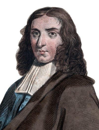 Pierre Bayle (1647-1706), Fransız filozof ve yazar portresi. by French School