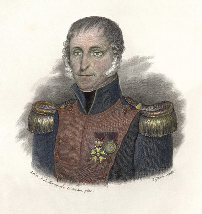 Pierre Thomas Laurent Madeni Pul Portresi by French School