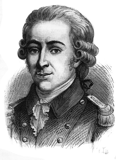 Thomas de Mahy'nin portresi, Marquis de Favras (1744-1790). 19. yüzyılın sonundan kalma gravür. by French School