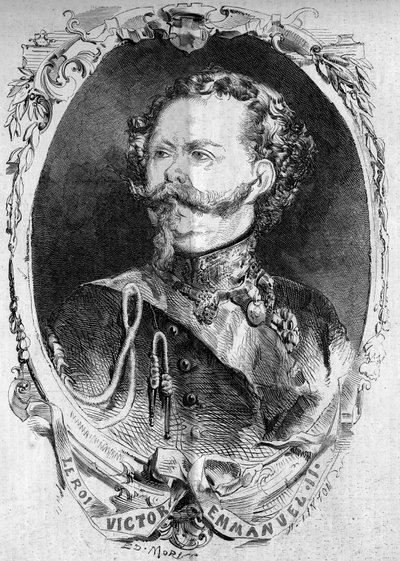 Victor Emmanuel II (Vittorio Emanuele) (Victor-Emmanuel) (1820-1878), Sardunya Kralı ve gelecekteki İtalya Kralı