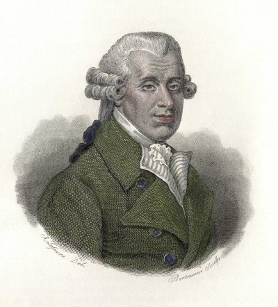 William Hawes (1736-1808), İngiliz doktor portresi. "" Faydalı Adamların Portreleri"nde" by French School